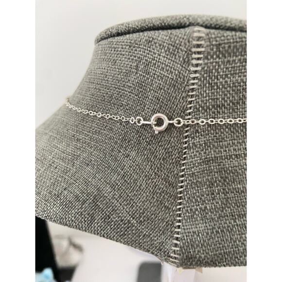 crystal heart pendant necklace - Picture 3 of 5